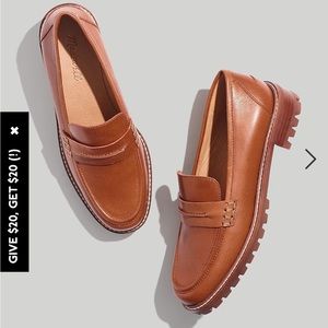 Madewell Corinne Lugsole Loafer size 9.5 - brand new, unworn!
